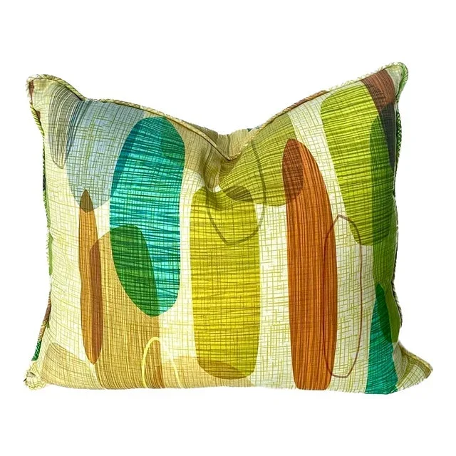 Atomic Style Mid-Century Modern Pillow