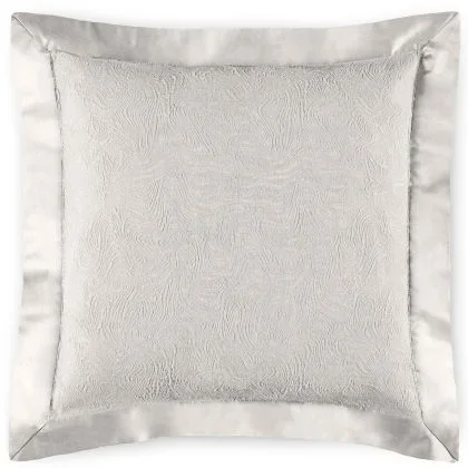 Aura Sateen Border Decorative Pillow by Amalia