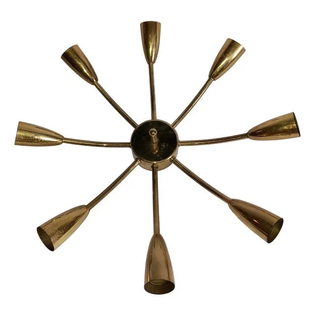 Austrian Ceiling Lamp by Rupert Nikoll, 1960s