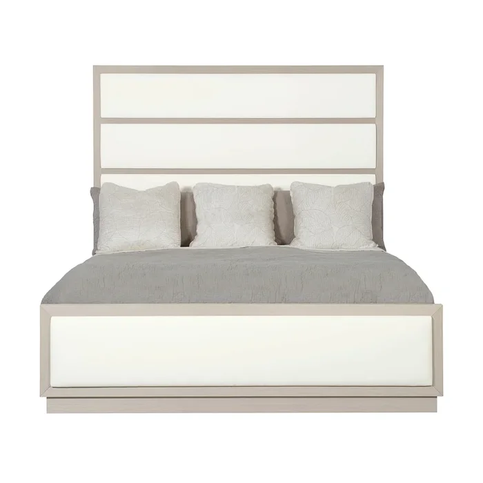 Axiom Upholstered Panel Bed with High Headboard
