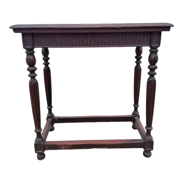 Aymone Manufacturing Co Edwardian Carved Walnut Writing Table