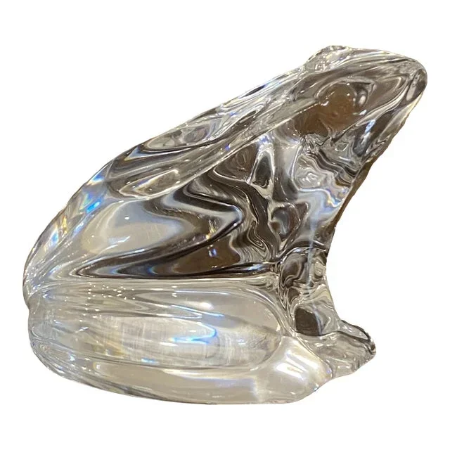 Baccarat Crystal Frog