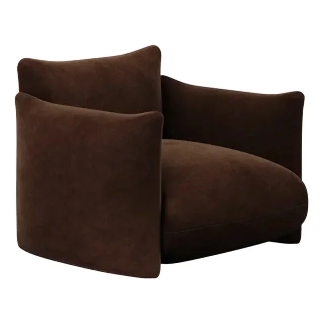 Bahru Armchair in Brown by Marnois