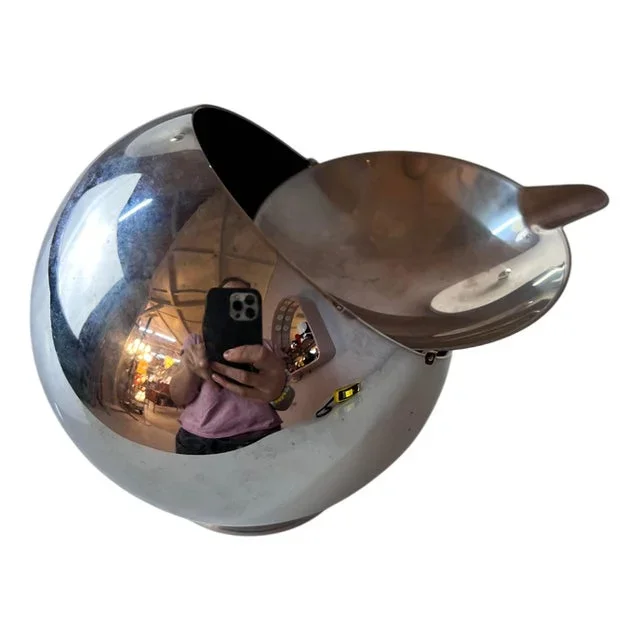Ball Ashtray in Chrome from Quist