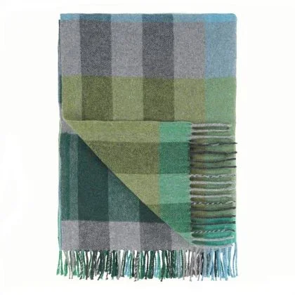 Bampton Emerald Throw By Designers Guild