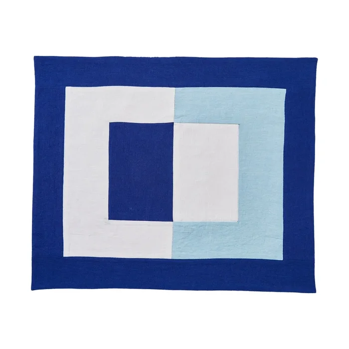 Bauhaus Embroidered Linen Placemat (Set of 4)