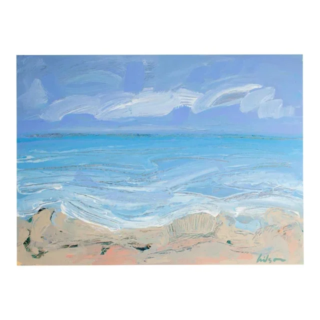 “Beach I” Acrylic Landscape Painting by Harry Hilson