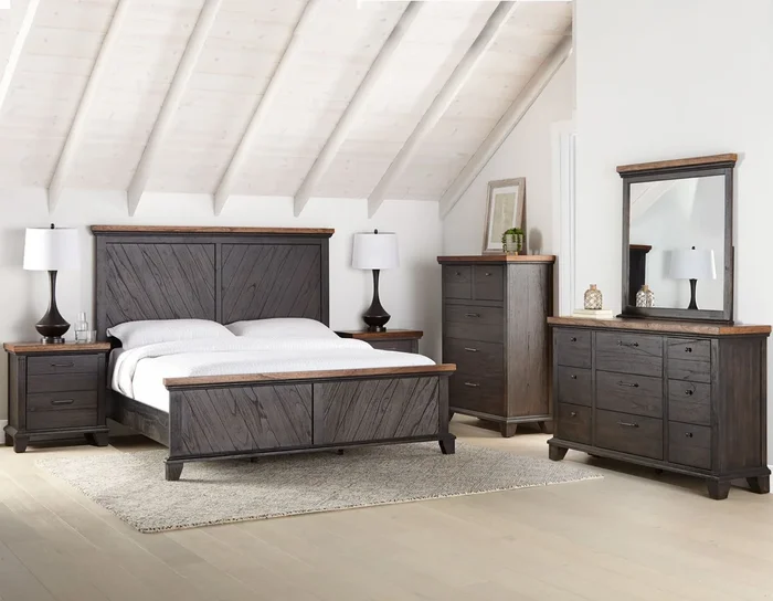 Bear Creek Chocolate Brown Bedroom Set