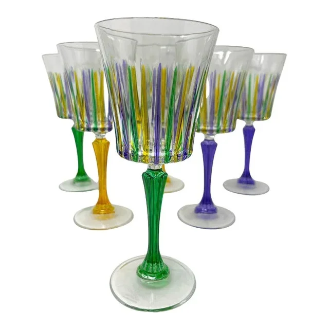 Beautiful Venetian Wine Glasses