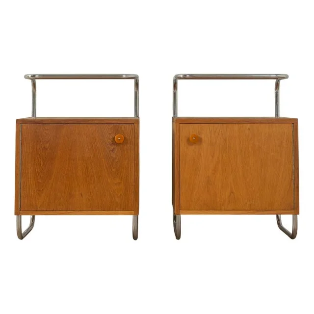 Bedside Tables from Kovona, 1930s, Set of 2