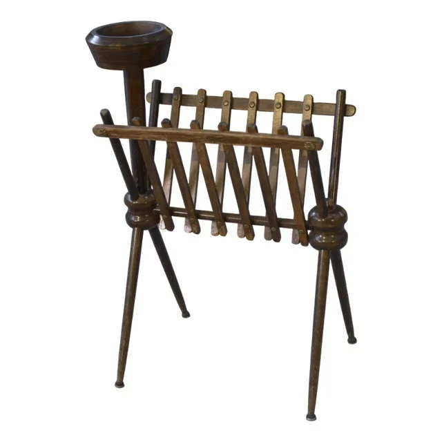 Beech Magazine Rack, 1960