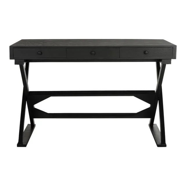 Belinda Desk in Weathered Black