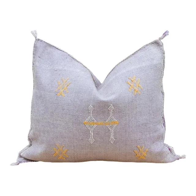 Belle Moroccan Silk Rug Pillow
