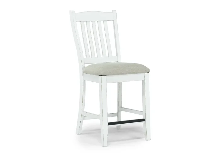 Bellevue Counter Height Stool in Antique White