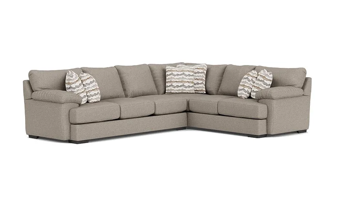Bermuda Tux Sofa Sectional, Left Facing, Down – Custom Order