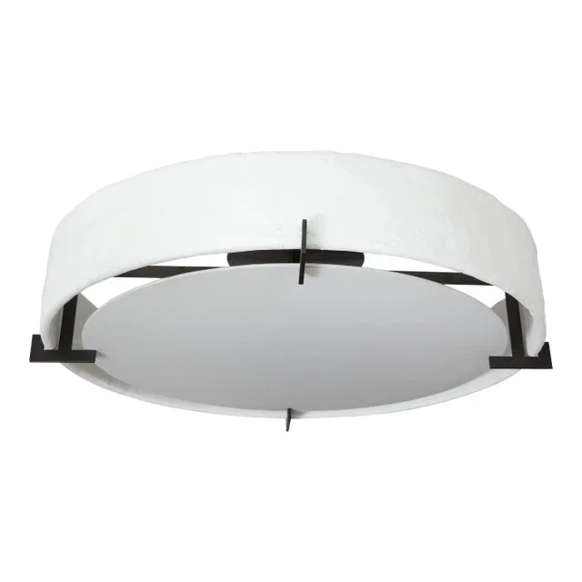Bespoke Plaster and Iron Fixture in the Manner of Jean Michel Frank