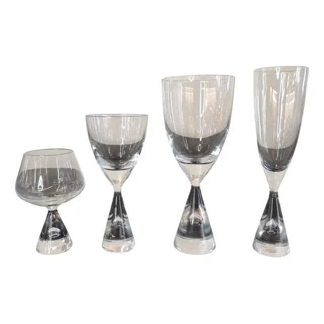 Bicchieri Crystal Princess Set from Cristallo Holmegaard, Set of 28