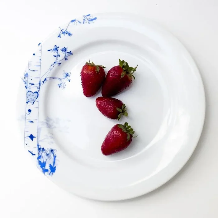 Birch Personalized Salad Plates, Set of 4