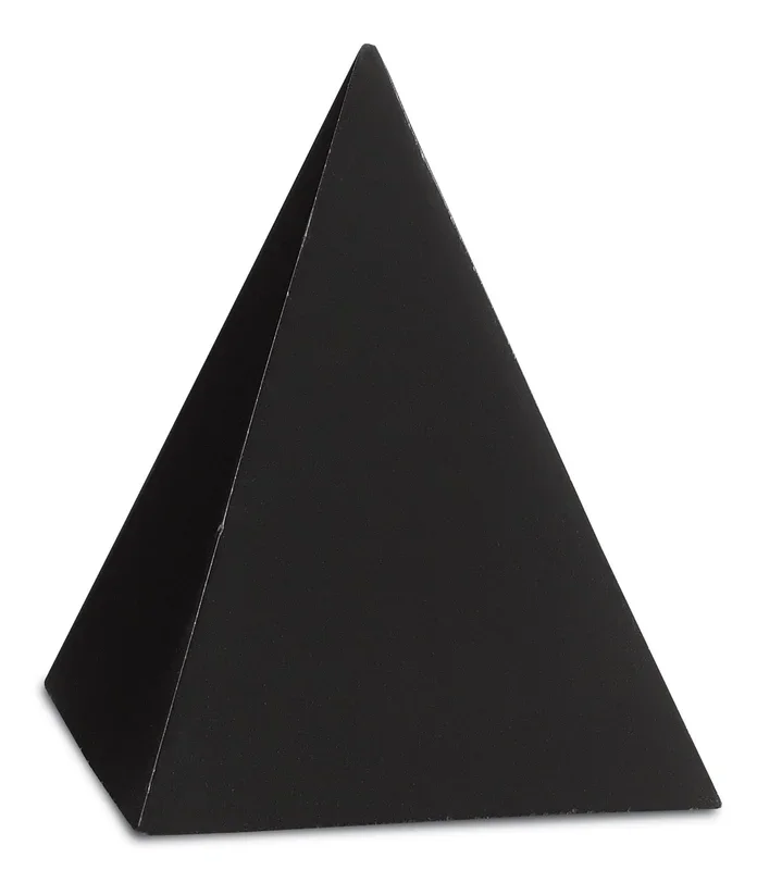 Black Small Concrete Pyramid