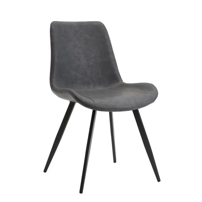Brixley Mottled Gray Dining Side Chair, Set of 2