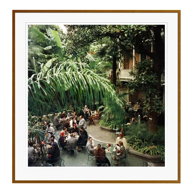 Brunch at Brennans 1960 by Slim Aarons Framed C-Print