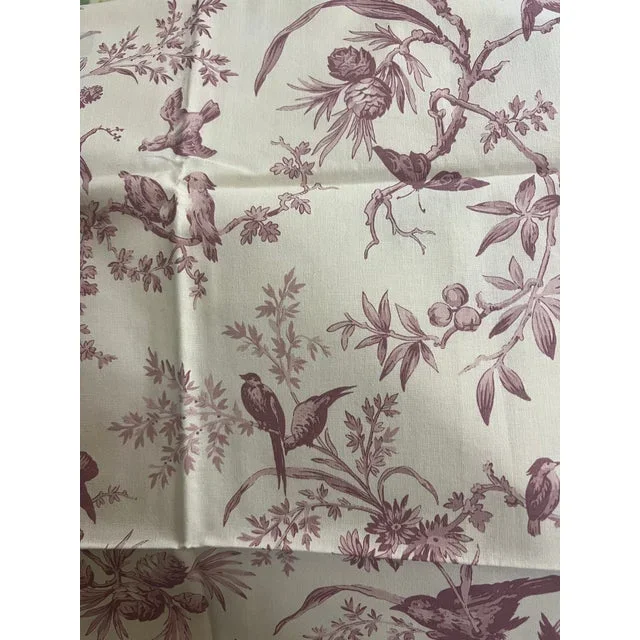 Brunschwig & Fils Lavender Toile Print Fabric