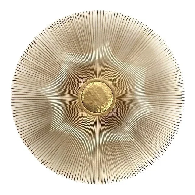 Brutalist Large Mid-Century Modern Sunburst Sculpture by Casa Devall