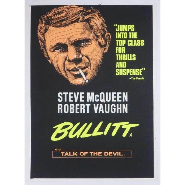 Bullitt Movie Poster, 1968