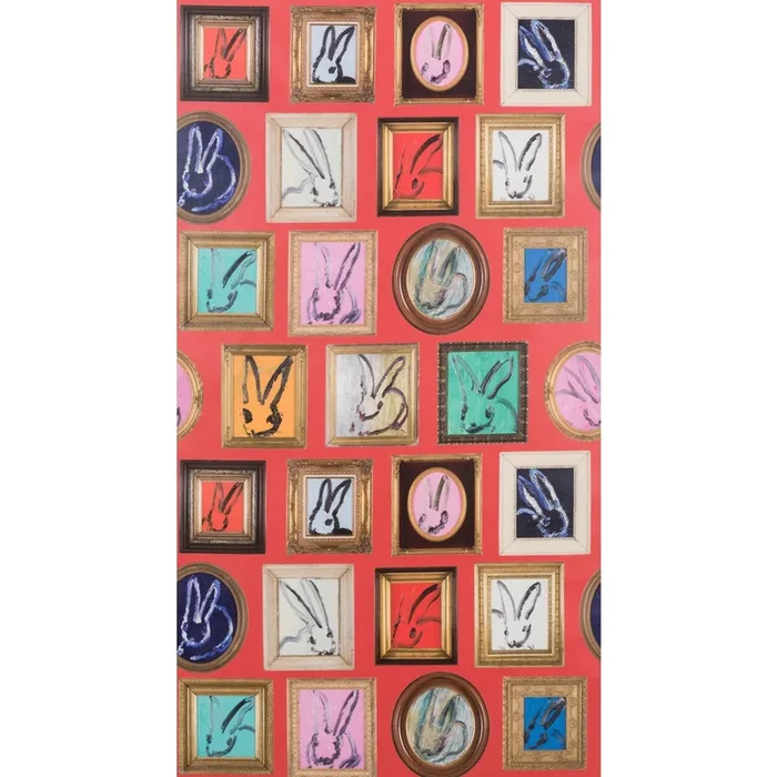 Bunny Wall Small – Red – 2 Rolls
