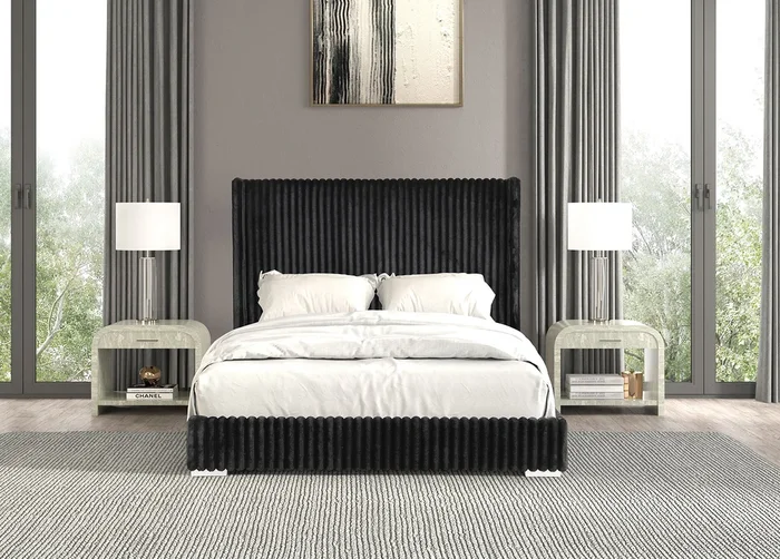 Cadwell Black Twin Bed