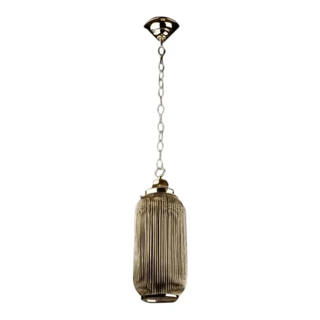 Canary Pendant in Brass Finish