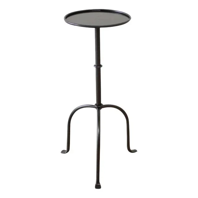 Cannes Small Iron Drink Table in Iron Finish
