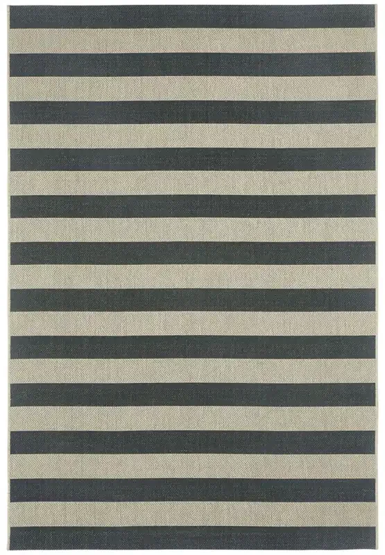 Capel Elsinore-Stripe Cinders 4730_375 Machine Woven Rugs