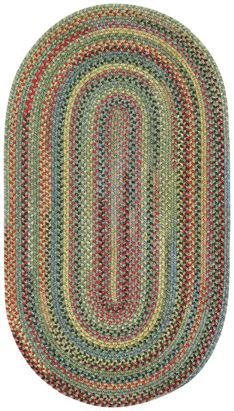 Capel High Rock Green 0103_250 Braided Rugs