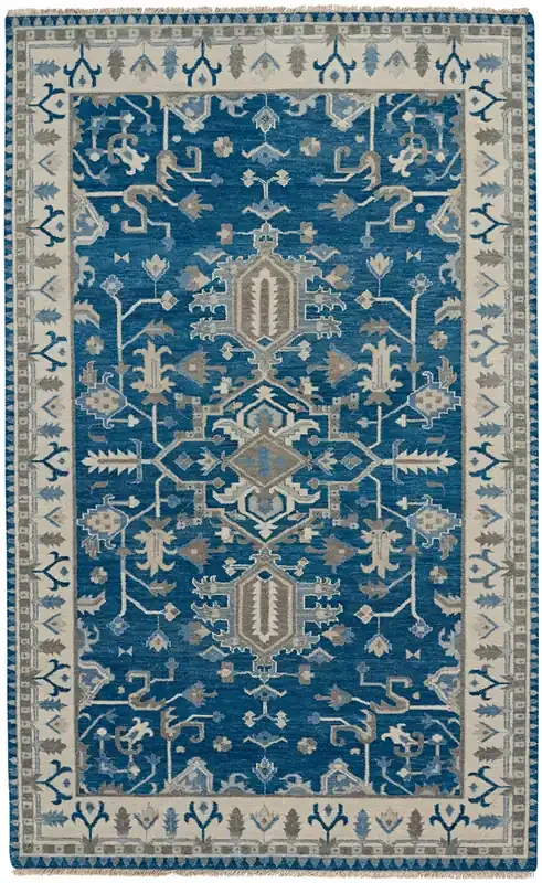 Capel Inspirit Deep Blue 1094_440 Hand Knotted Rugs