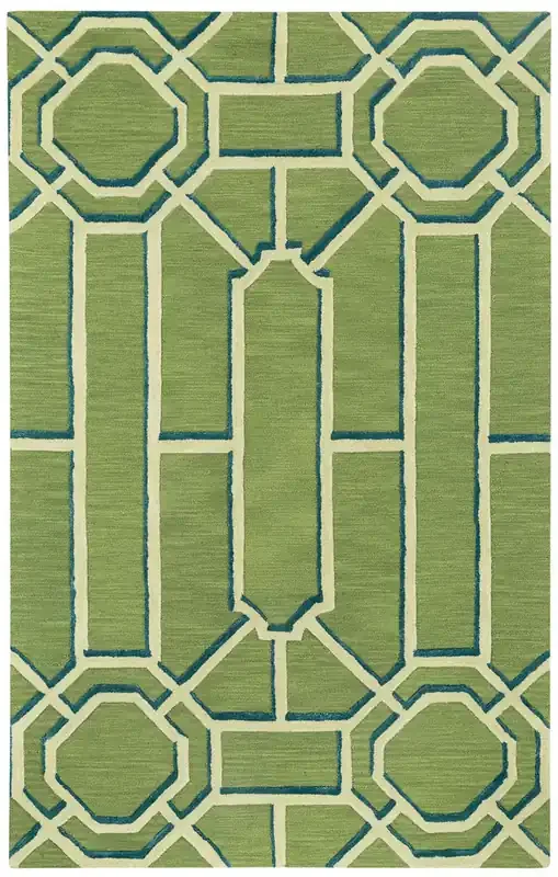 Capel Williamsburg Ironworks Spa Green 3306_240 Hand Tufted Rugs – 9‘ X 12‘ Rectangle