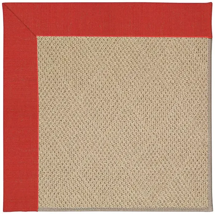 Capel Zoe-Cane Wicker Red Crimson 1990_575 Machine Tufted Rugs