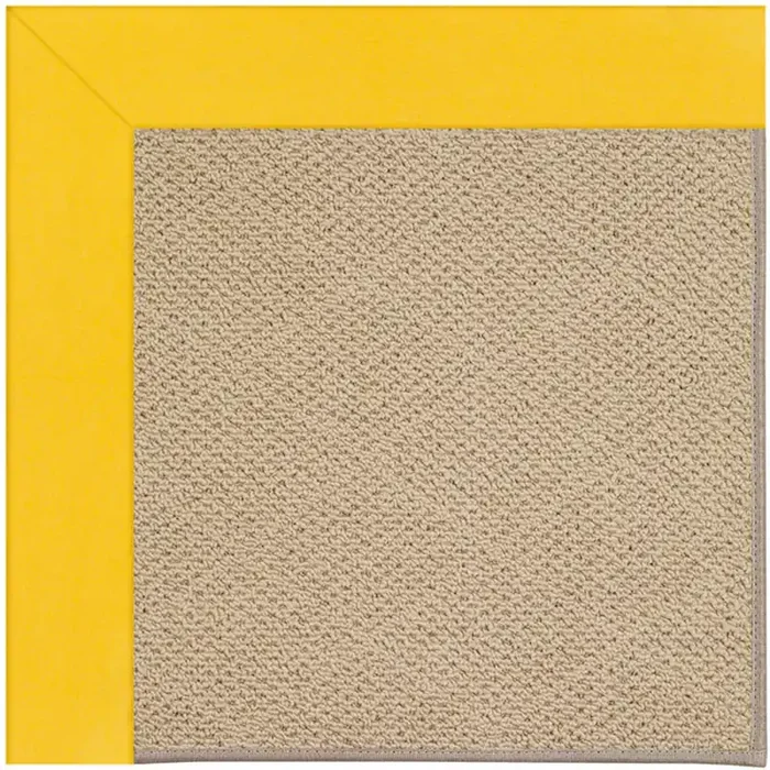 Capel Zoe-Cane Wicker Summertime Yellow 1990_147 Machine Tufted Rugs