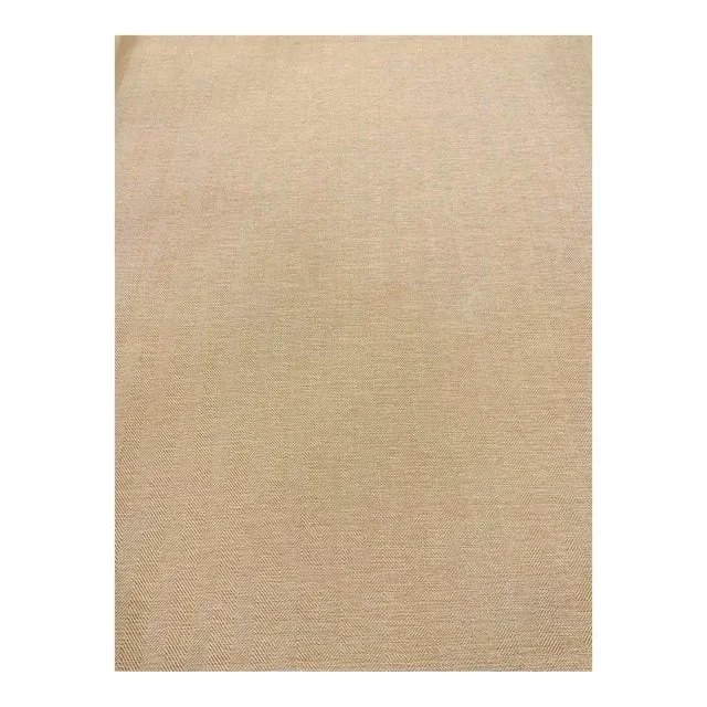 Caracole Modern Champagne Linear Woven Designer Fabric – 14.5 Yards