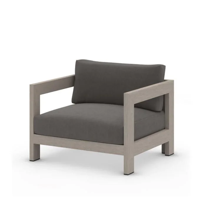 Caro Outdoor Chair-Grey/Charcoal
