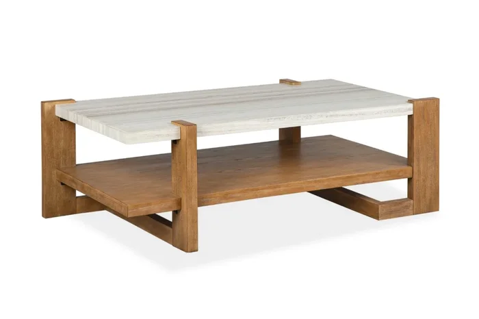 Carrington Cocktail Table in Honey Wheat