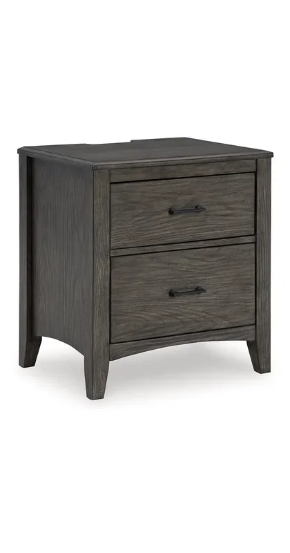 Casual 2-Drawer Nightstand
