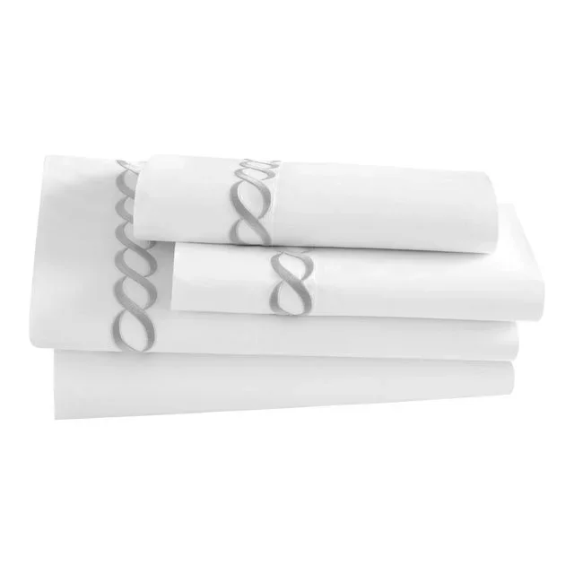 Catena King Flat Sheet in Silver