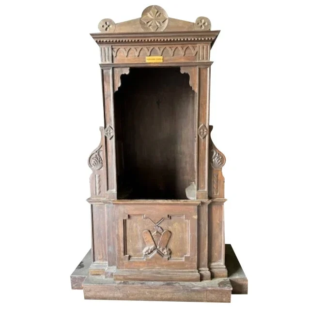 Catholic Confessionals, 1890s, Set of 2