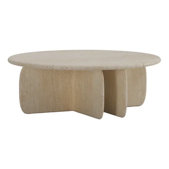 Catus Travertine Center Table by Mambo Unlimited Ideas