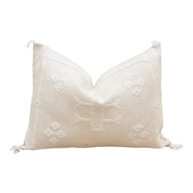 Celestial Clay Silk Rug Lumbar Pillow