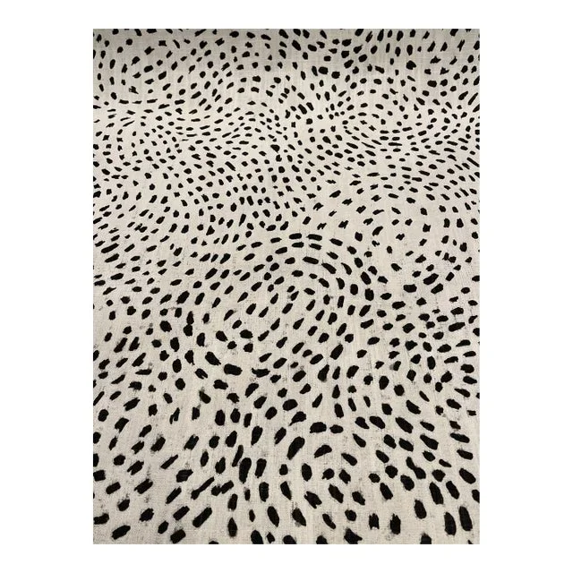 Chaddock Modern Abstract Geometric Dot Designer Fabric F8076-Snow – 26.5 Yards