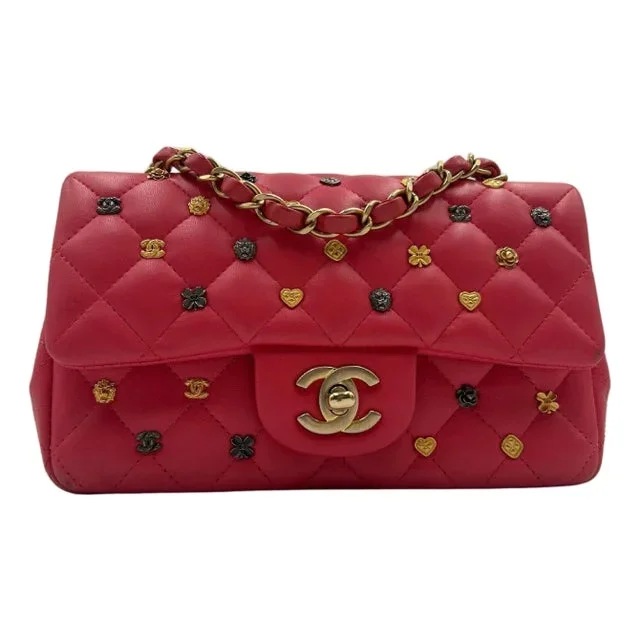 Chanel Lucky Charm Pink Quilted Leather Flap Bag 2018-2019