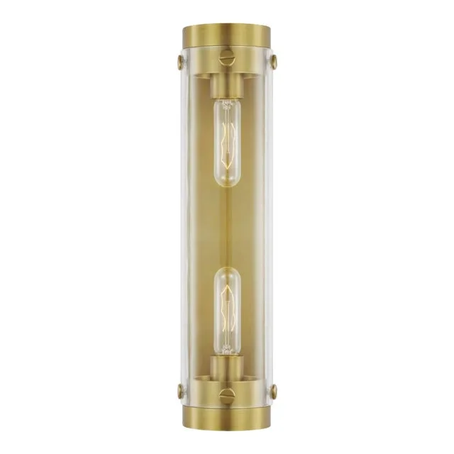 Chapman & Myers by Visual Comfort Studio Garrett Linear Sconce, Brass