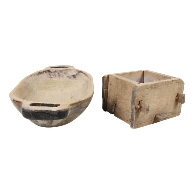 Cheese Mold and Bowl, 1995, Set of 2